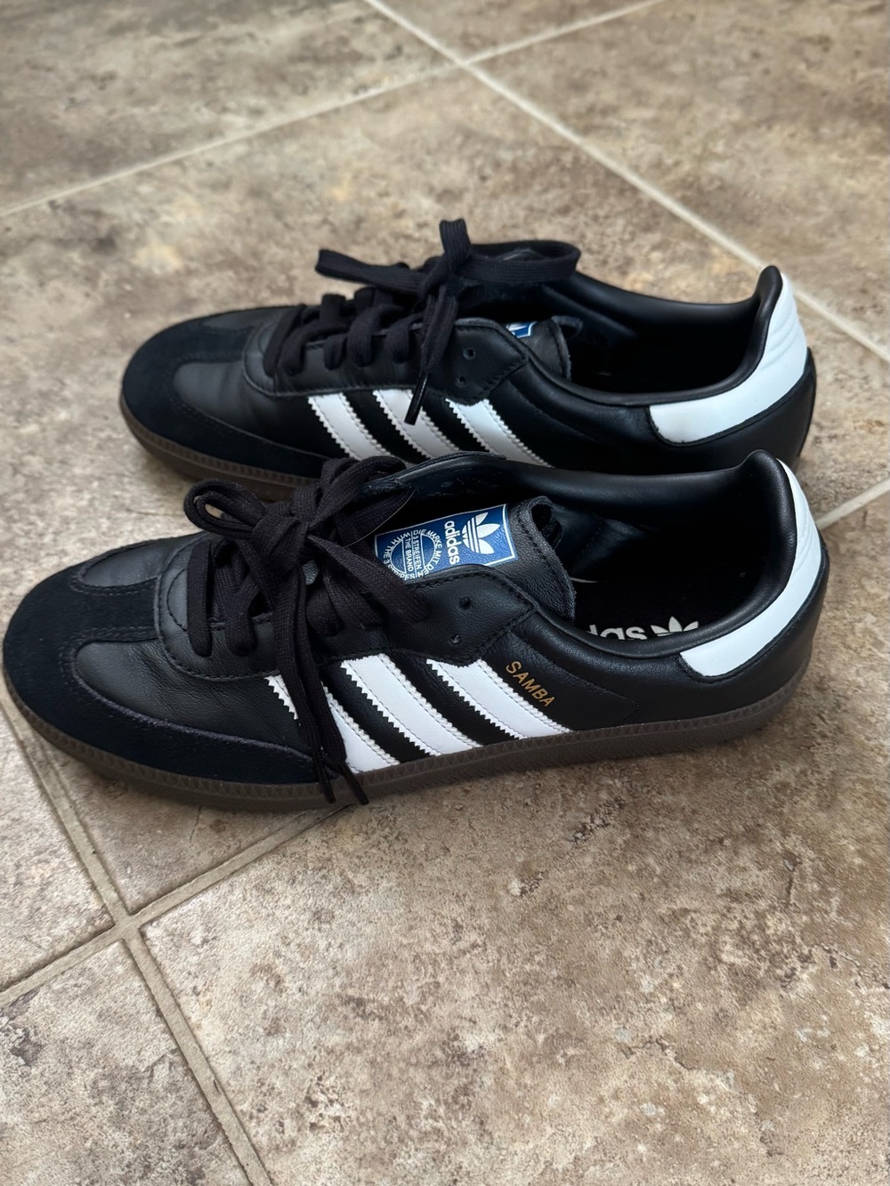 Men’s Adidas Black Samba Sneakers
